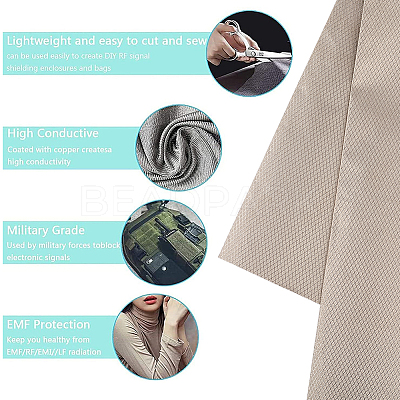 EMF Protection Fabric AJEW-WH0314-712G-04-1