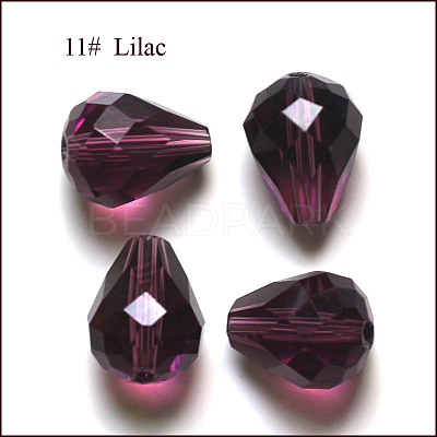 Imitation Austrian Crystal Beads SWAR-F062-10x8mm-11-1