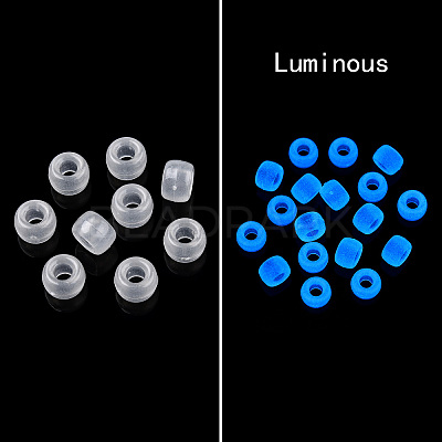 Transparent & Luminous Plastic Beads KY-T025-01-H09-1