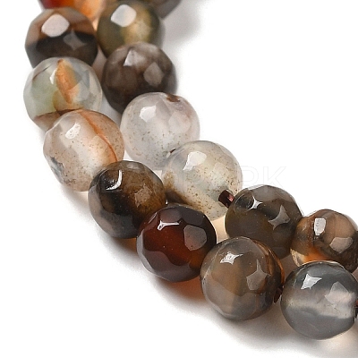 Natural Agate Beads Strands G-H302-A01-03-1