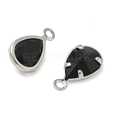 Brass Pave Cubic Zirconia Charms CU-CBABEB3-04P-01-1