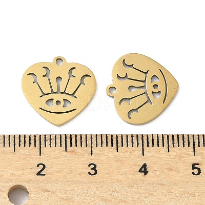 201 Stainless Steel Pendants STAS-P428-02A-G-1