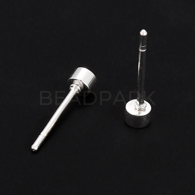 304 Stainless Steel Stud Earring Settings STAS-I088-H-06S-1