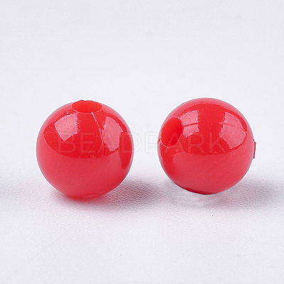Opaque Plastic Beads KY-T005-6mm-604-1