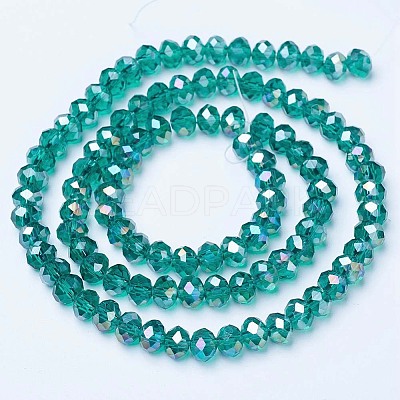 Electroplate Glass Beads Strands LS-EGLA-A034-T10mm-B04-1