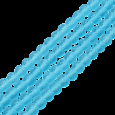 Transparent Glass Beads Strands EGLA-A034-T10mm-MD08-1
