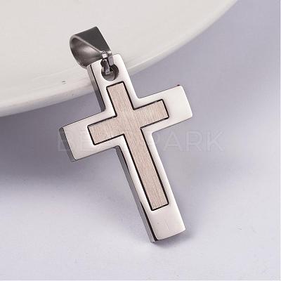 Tarnish Resistant 304 Stainless Steel Pendants STAS-K091-01P-1