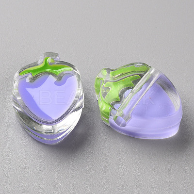 Transparent Enamel Acrylic Beads LS-TACR-S155-003J-1