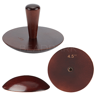 Wood Mushroom Anvil Set TOOL-WH0155-104-1