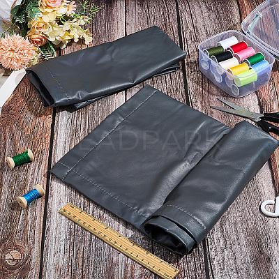 1 Pair Imitation Leather Sofa Armrest Covers AJEW-CL0002-21B-1