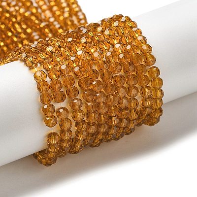 Transparent Glass Beads Strands EGLA-A035-T4mm-D04-1