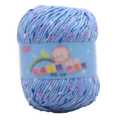 Confetti Dot Polyester Knitting Crochet Yarn PW-WGE3126-21-1