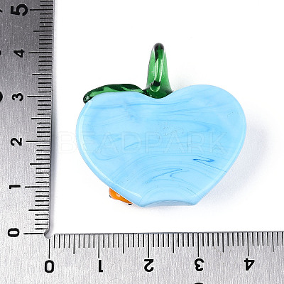 Handmade Lampwork Pendants LAMP-N034-15E-1