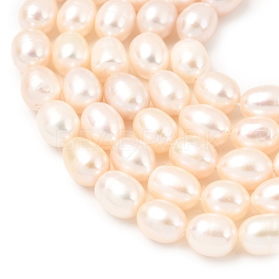 Natural Cultured Freshwater Pearl Beads Strands PEAR-F020-04A-3A-1
