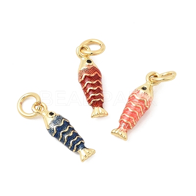 Brass Micro Pave Cubic Zirconia Pendants KK-Z147-03G-1