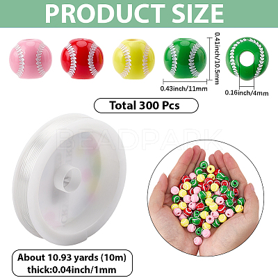 Spray Printed Opaque Acrylic European Beads SACR-SC0001-62-1
