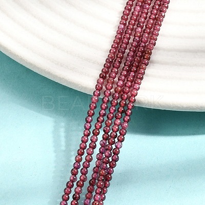 Natural Garnet Beads Strands G-N0213-04-2mm-1