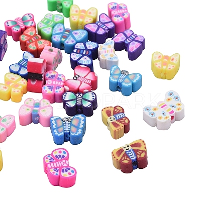 Handmade Polymer Clay Beads CLAY-CJ0001-17-1