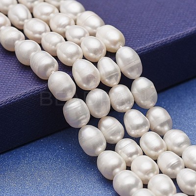 Natural Cultured Freshwater Pearl Beads Strands PEAR-P060-12-1