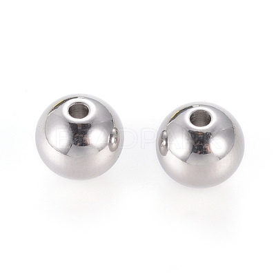 Non-Tarnish Stainless Steel Beads X-STAS-R033-8mm-1
