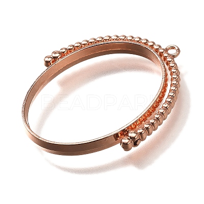 Alloy Open Back Bezel Pendants PALLOY-I223-11RG-1