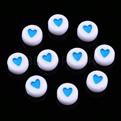 Opaque Acrylic Beads MACR-N008-57H-1