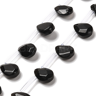 Natural Obsidian Beads Strands G-Q167-A09-01-1