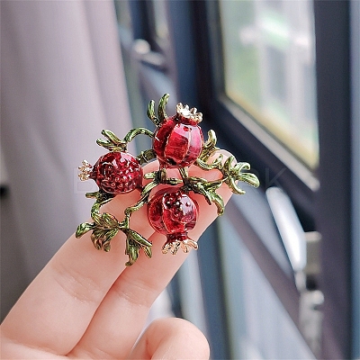 Pomegranate Enamel Pins PW-WGDC38F-01-1