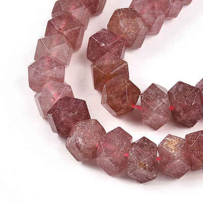 Natural Strawberry Quartz Beads Strands G-N347-09A-04-1