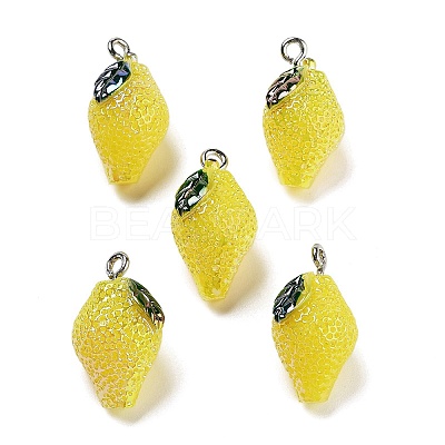 AB Color Resin Pendants LS-RESI-C051-02F-P-1