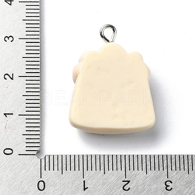 Resin Pendants RESI-I058-04H-1