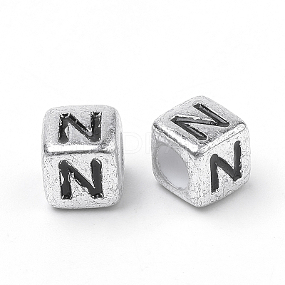 Plated Acrylic Beads X-PB43C9308-N-1