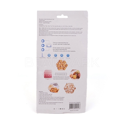Plastic Cookie Press Gun Kit DIY-E034-05-1