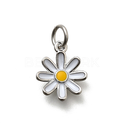 Brass Enamel Charms KK-Z093-42P-1