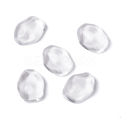 Transparent Resin Cabochons GGLA-G021-05-1