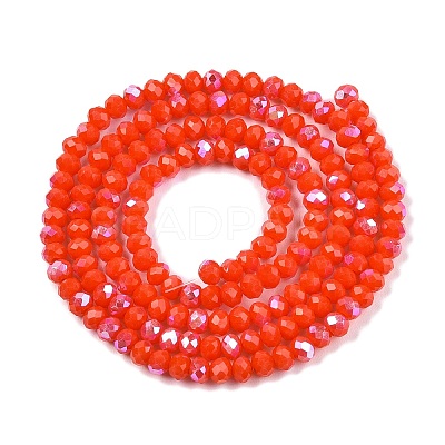 Electroplate Opaque Solid Color Glass Beads Strands LS-EGLA-A044-P2mm-L03-1
