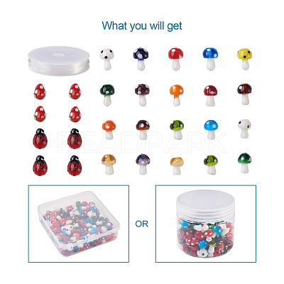 DIY Children's Day Stretch Bracelets Making Kits DIY-KS0001-13-1