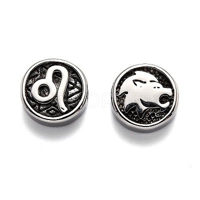 304 Stainless Steel Beads STAS-J033-01F-1