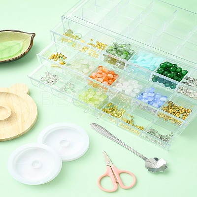 DIY Lampwork Beaded Bracelet Making Kit DIY-FZC0001-01A-1