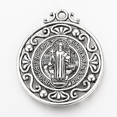 Tibetan Style Alloy Pendants LS-X-TIBEP-Q078-01AS-RS-1