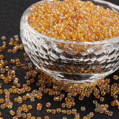 Round Glass Seed Beads SEED-A007-4mm-162B-1