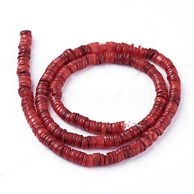 Shell Beads Strands X-SSHEL-E571-49H-1
