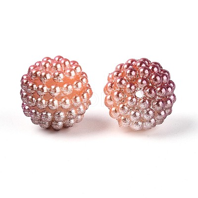 Imitation Pearl Acrylic Beads OACR-T004-15mm-19-1