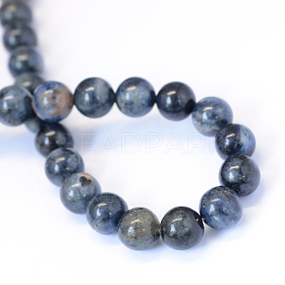 Natural Sodalite Round Bead Strands X-G-E334-8mm-16-1