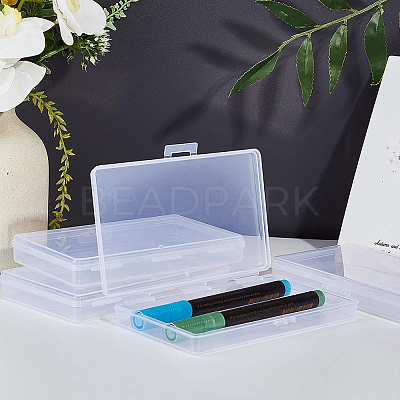 Transparent Plastic Bead Containers CON-BC0006-06C-1