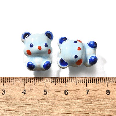 Handmade Porcelain Beads PORC-S002-06B-1