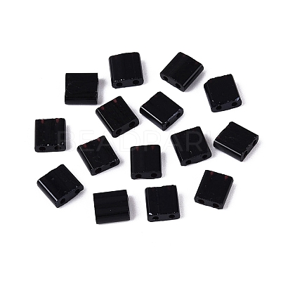 2-Hole Opaque Glass Seed Beads SEED-S023-08E-1