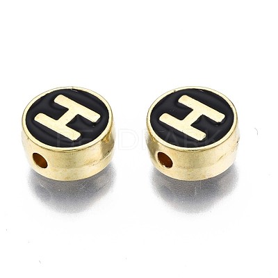Alloy Enamel Beads ENAM-N052-006-02H-RS-1