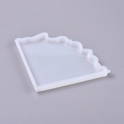 Irregular Cup Mat Mosaic  Silicone Molds DIY-K017-10-1