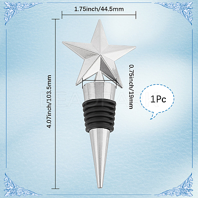 Zinc Alloy Wine Stoppers FIND-WH20040-06C-1